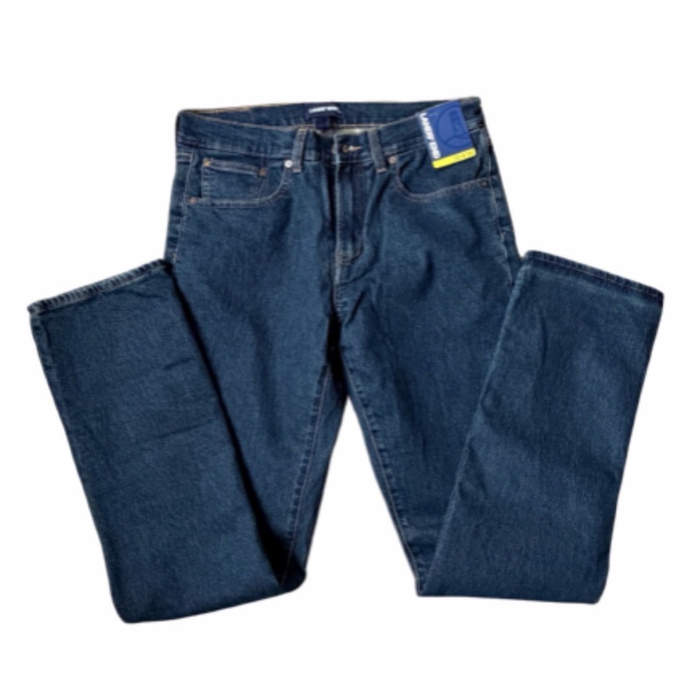Lands' End Men's Dark Blue Jeans